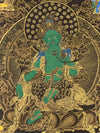 Green Tara Tibetan Thangka Painting - Art Of Tibet