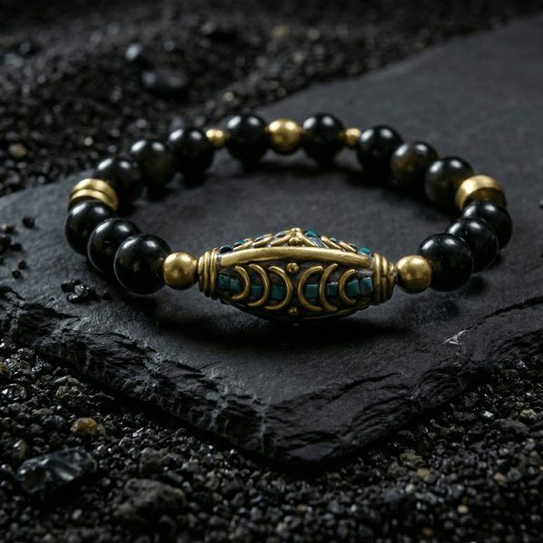 Grounding Protector Obsidian Bracelet - Art Of Tibet