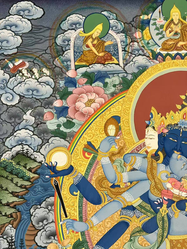 Guhyasamaja Masterpiece Thangka - Art Of Tibet