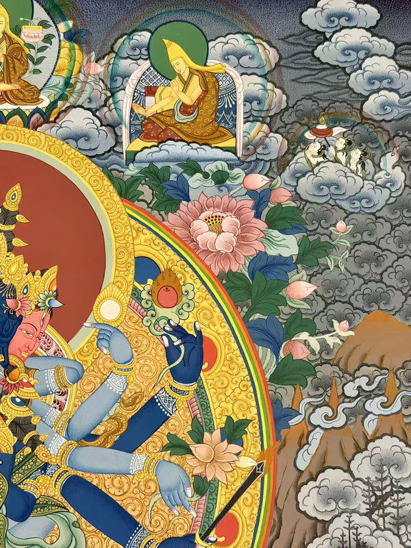 Guhyasamaja Masterpiece Thangka - Art Of Tibet