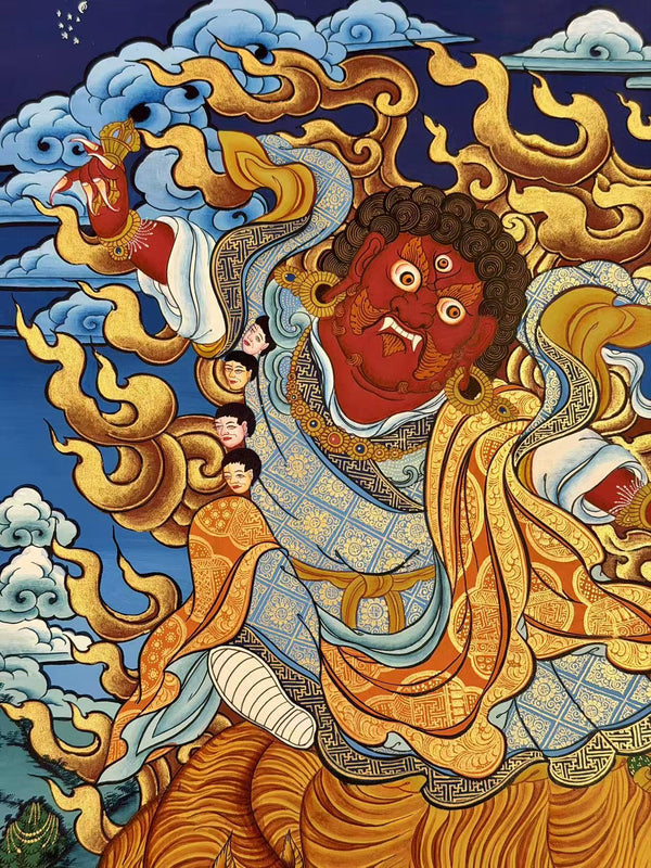 Guru Dorje Drolo Thangka - Art Of Tibet