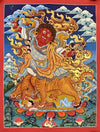 Guru Dorje Drolo Thangka - Art Of Tibet