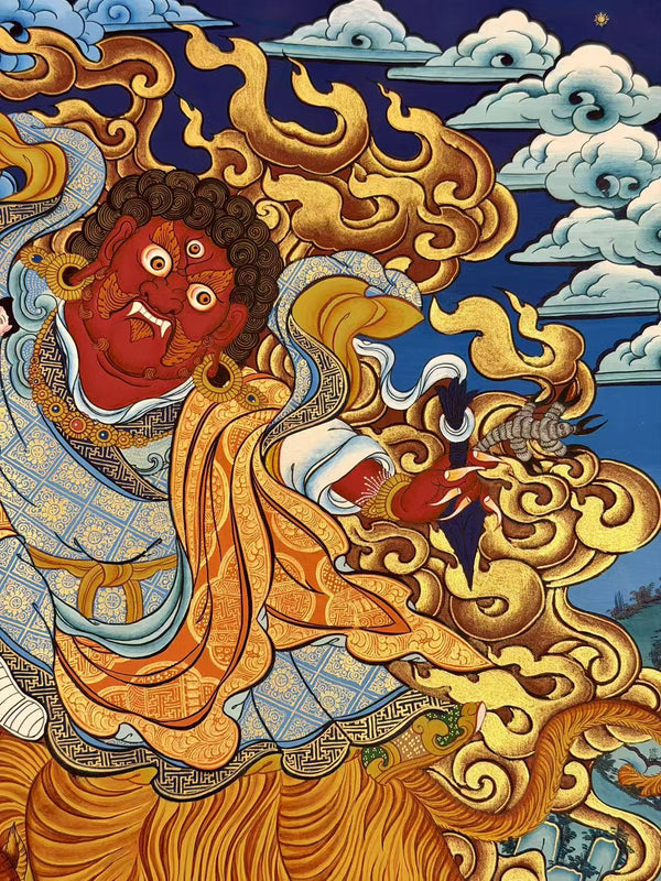 Guru Dorje Drolo Thangka - Art Of Tibet