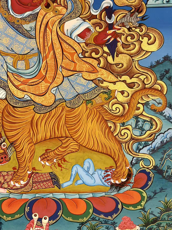 Guru Dorje Drolo Thangka - Art Of Tibet