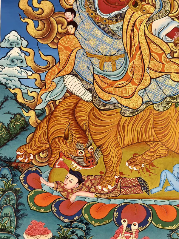 Guru Dorje Drolo Thangka - Art Of Tibet