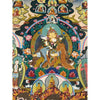 Guru Padmasambhava in Consort Lineage Tree Large Thangka - Art Of Tibet