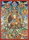 Guru Rinpoche Eight Manifestation of Padmasambhava Thangka - Art Of Tibet