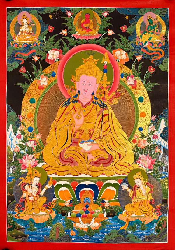 Guru Rinpoche Padmasambhava Thangka - Art Of Tibet