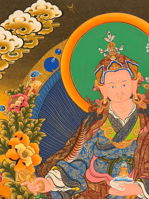 Guru Rinpoche Padmasambhava Thangka - Art Of Tibet