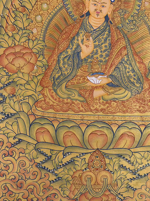 Guru Rinpoche Padmasambhava Thangka - Art Of Tibet