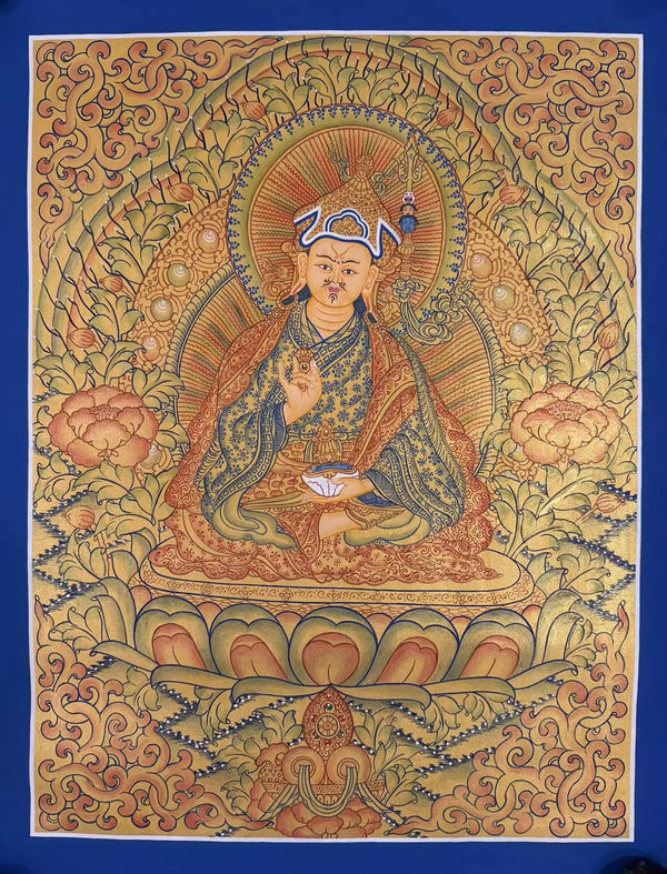 Guru Rinpoche Padmasambhava Thangka - Art Of Tibet
