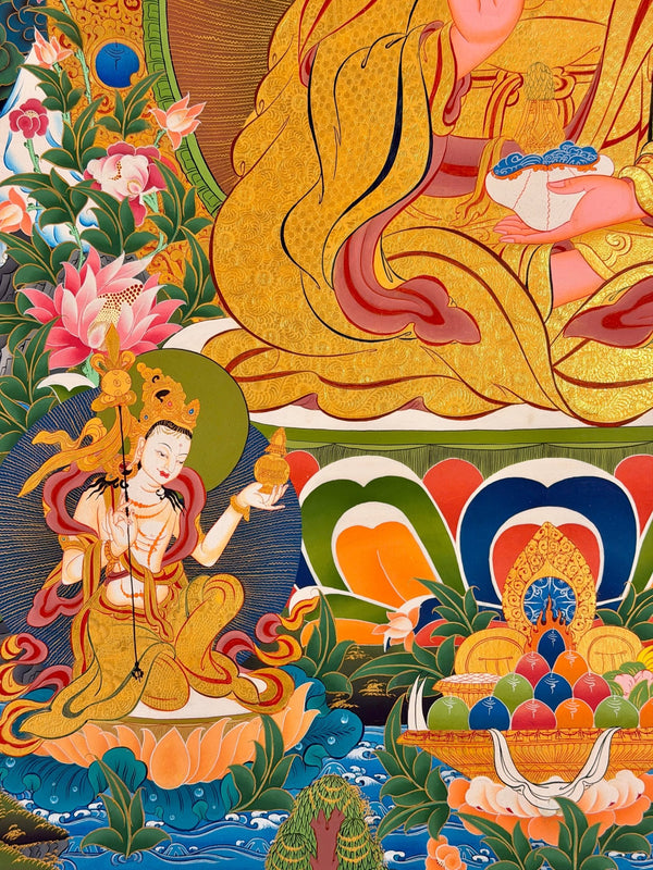 Guru Rinpoche Padmasambhava Thangka - Art Of Tibet