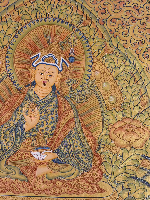 Guru Rinpoche Padmasambhava Thangka - Art Of Tibet