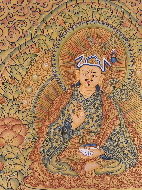 Guru Rinpoche Padmasambhava Thangka - Art Of Tibet
