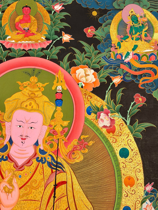 Guru Rinpoche Padmasambhava Thangka - Art Of Tibet