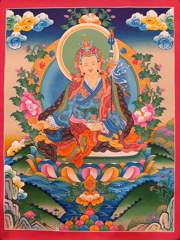 Guru Rinpoche Padmasambhava Thangka - Art Of Tibet