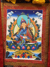 Guru Rinpoche Padmasambhava Thangka - Silk Framed - Art Of Tibet