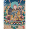 Guru Rinpoche Padmasambhava Thangka - Silk Framed - Art Of Tibet