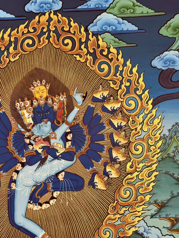 Hevajra Masterpiece Thangka - Art Of Tibet