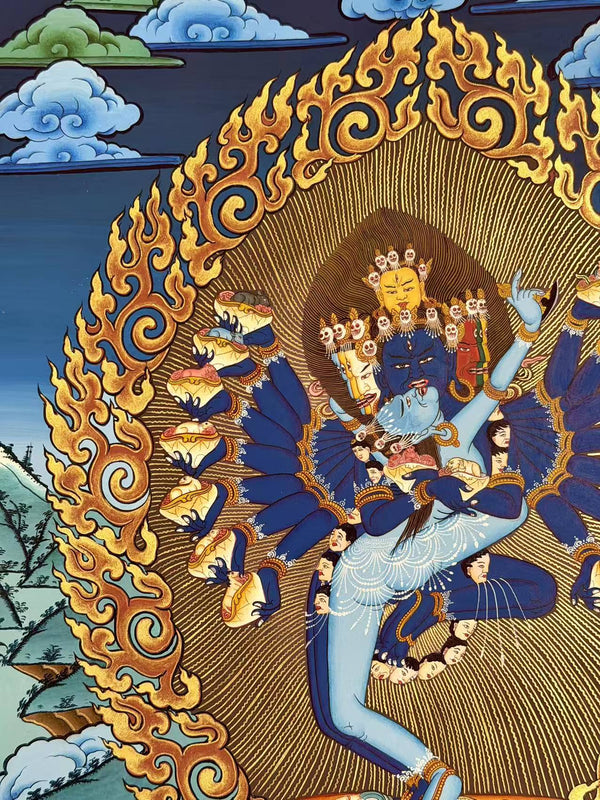 Hevajra Masterpiece Thangka - Art Of Tibet