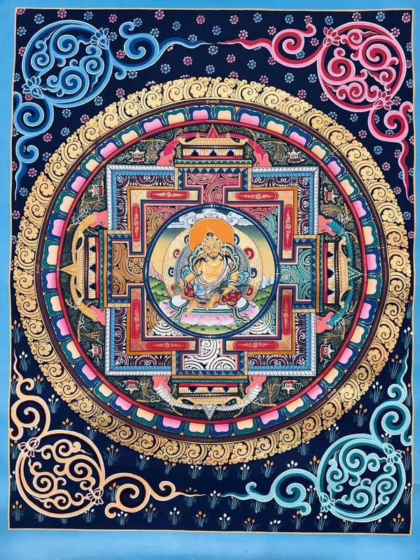 Jambhala Mandala Thangka - Art Of Tibet