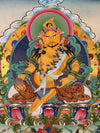 Jambhala Tibetan Thangka - Art Of Tibet
