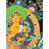 Jambhala Tibetan Thangka - Art Of Tibet