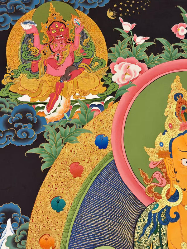 Jambhala Tibetan Thangka - Art Of Tibet