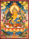 Jambhala Tibetan Thangka - Art Of Tibet