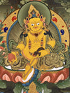 Jambhala Tibetan Thangka - Art Of Tibet