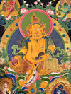 Jambhala Tibetan Thangka - Art Of Tibet