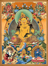 Jambhala Tibetan Thangka - Art Of Tibet