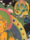Jambhala Tibetan Thangka - Art Of Tibet