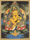Jambhala Tibetan Thangka - Art Of Tibet