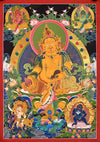 Jambhala Tibetan Thangka - Art Of Tibet