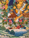 Jambhala Tibetan Thangka - Art Of Tibet