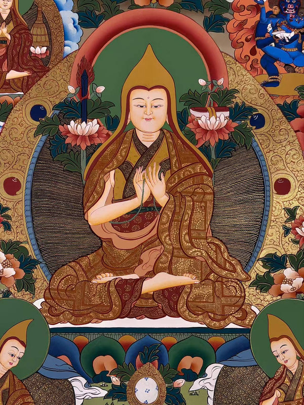 Je Tsongkhapa Thangka - Art Of Tibet