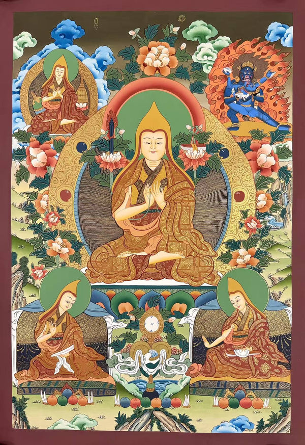 Je Tsongkhapa Thangka - Art Of Tibet