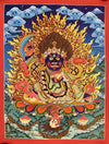 Kagyu Mahakala Bernagchen Thangka - Art Of Tibet
