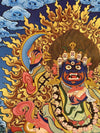 Kagyu Mahakala Bernagchen Thangka - Art Of Tibet