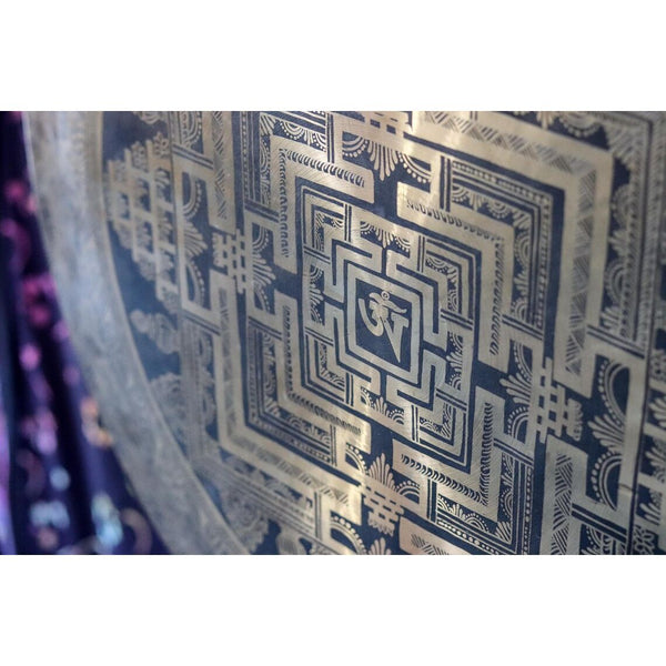 Kalachakra Mandala Carving Gong - Art Of Tibet