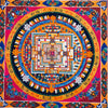 Kalachakra Mandala Large Tibetan Thangka Painting - Art Of Tibet