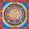 Kalachakra Mandala Large Tibetan Thangka Painting - Art Of Tibet