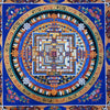 Kalachakra Mandala Large Tibetan Thangka Painting - Art Of Tibet