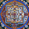 Kalachakra Mandala Large Tibetan Thangka Painting - Art Of Tibet