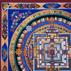 Kalachakra Mandala Large Tibetan Thangka Painting - Art Of Tibet