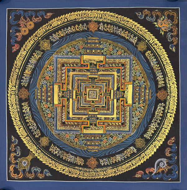 Kalachakra Mandala Tibetan Thangka Painting - Art Of Tibet