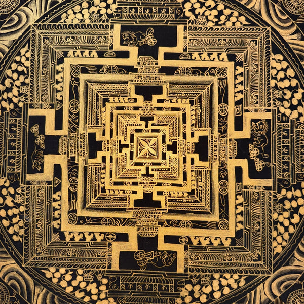 Kalachakra Mandala Tibetan Thangka Painting - Art Of Tibet