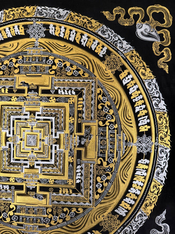 Kalachakra Mandala Tibetan Thangka Painting - Art Of Tibet