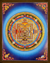 Kalachakra Mandala Tibetan Thangka Painting - Art Of Tibet